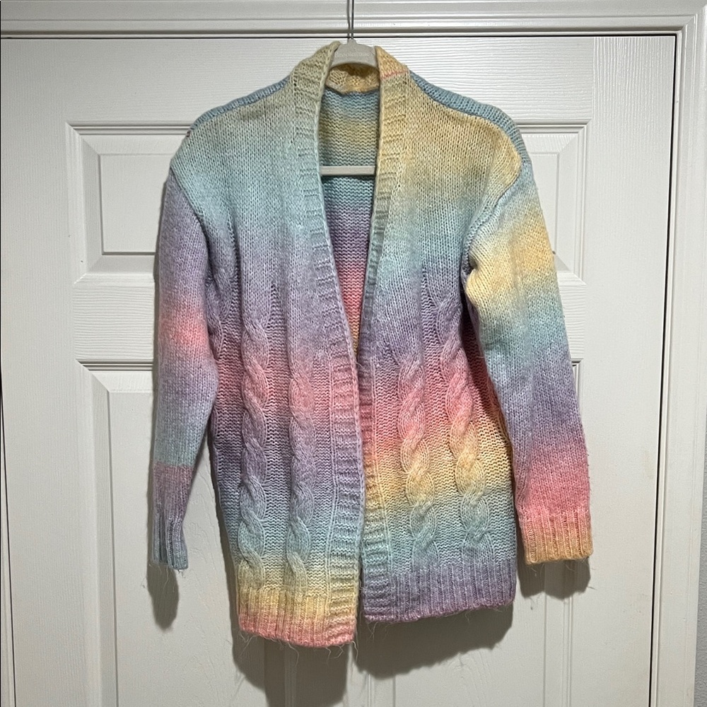 Multicolor Women's Pastel Cárdigan